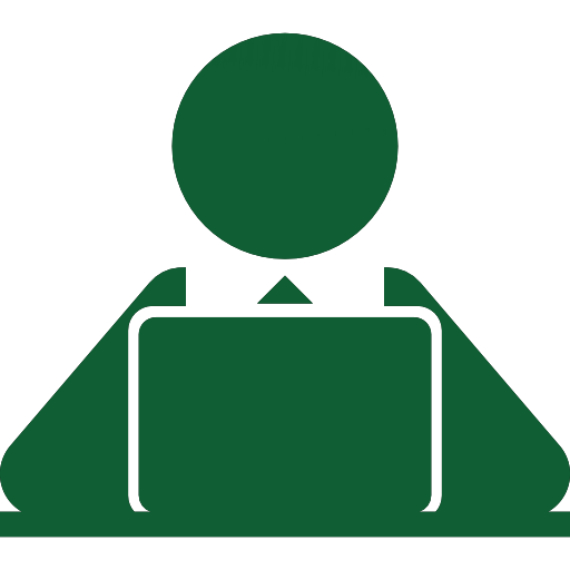 computer-worker green